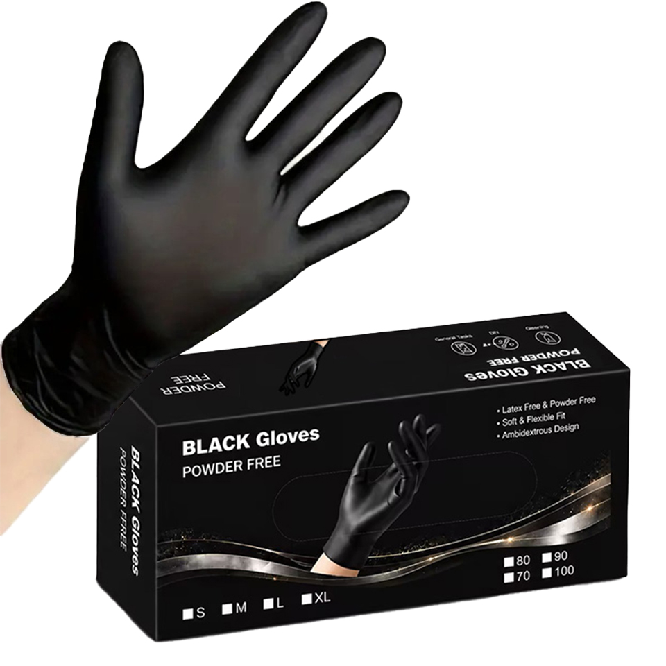 Disposable Gloves Nitrile - Caja de 100 Guantes de Nitrilo