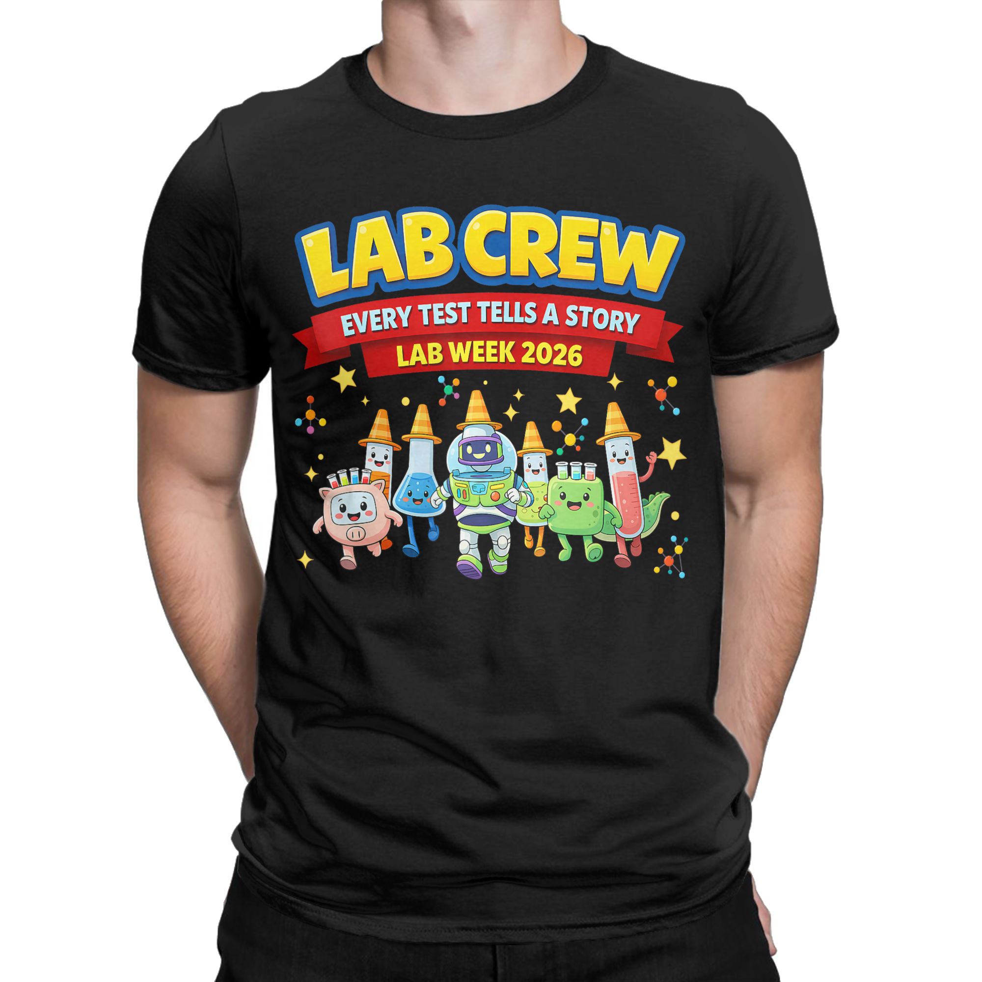Medical Lab Week - Camiseta de Algodón 100% para Hombre,