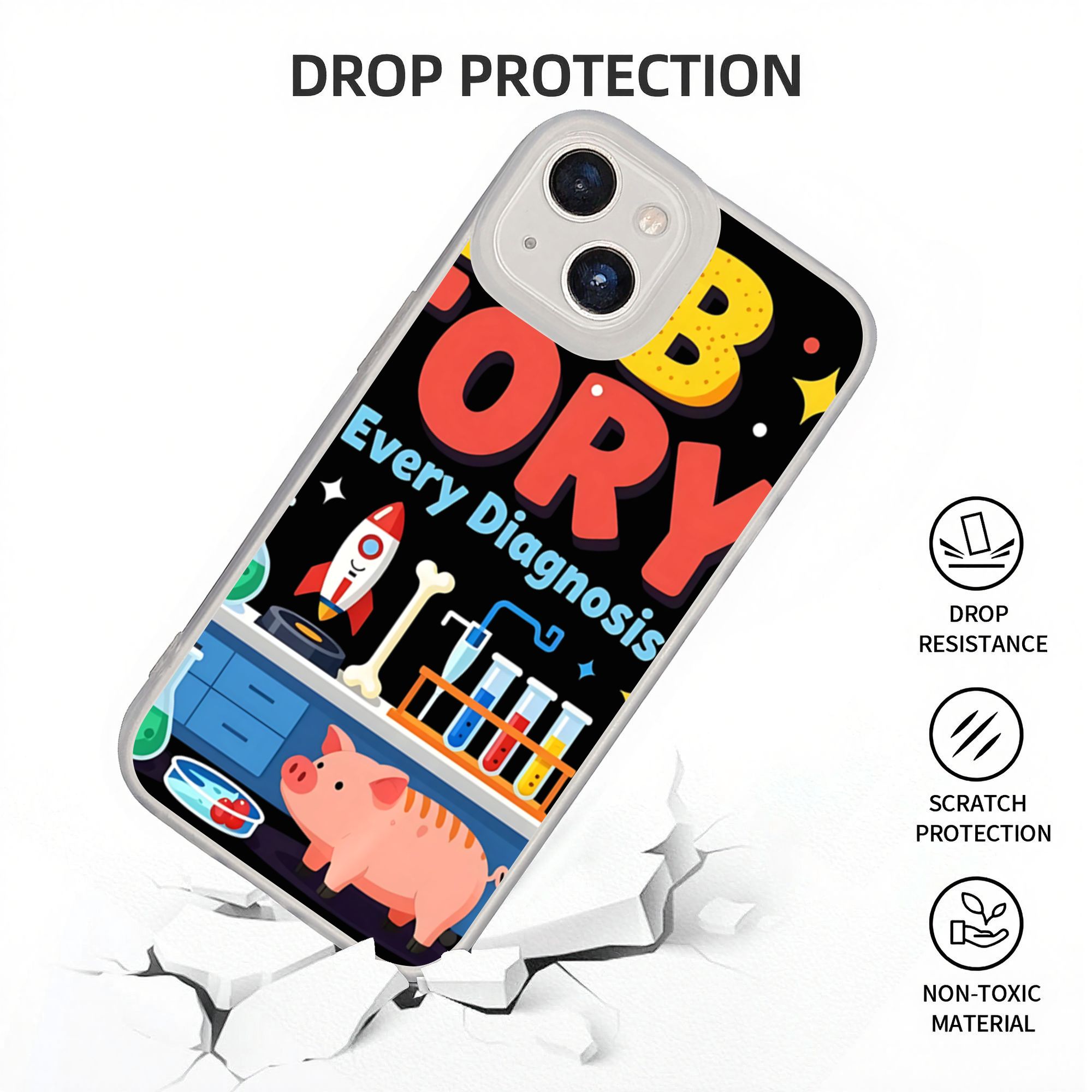 Medical Lab Week - Nueva Funda Protectora Antigolpes para Teléfono