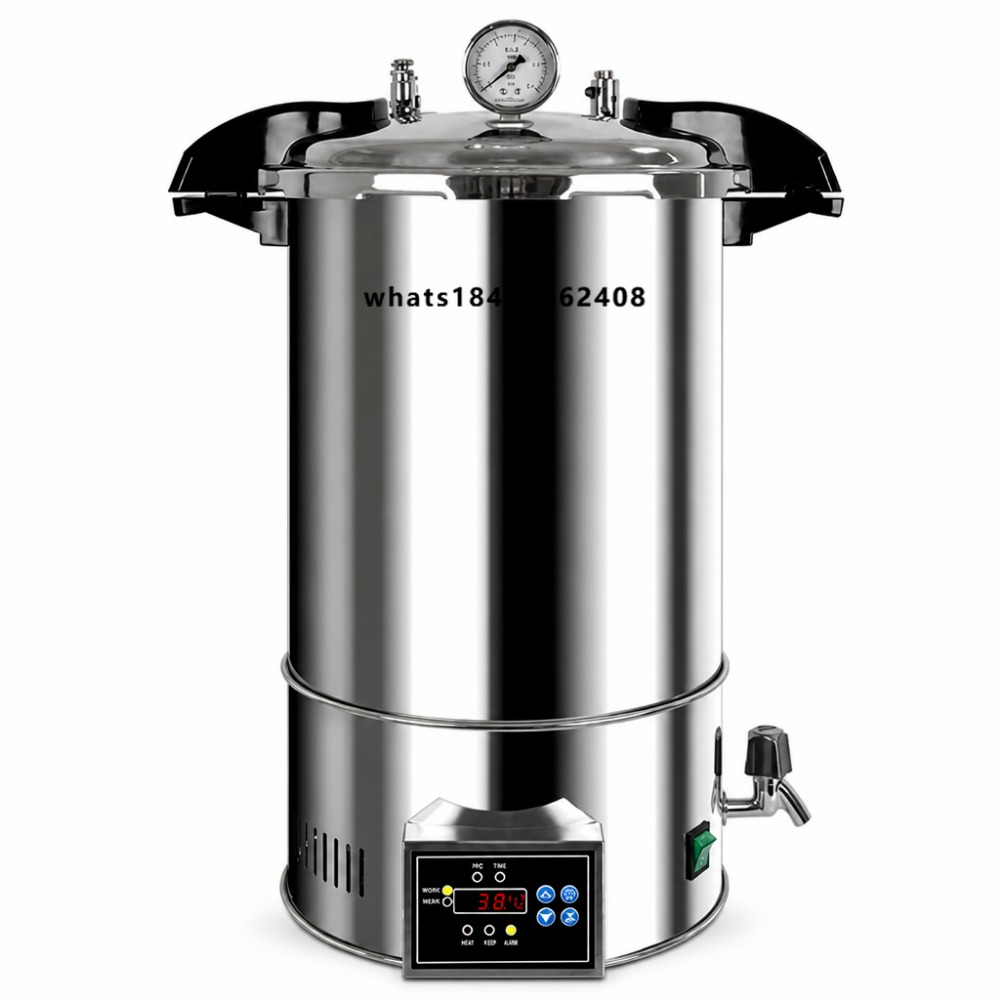 Medical Lab Usa - Esterilizador a Vapor Digital de 24L,
