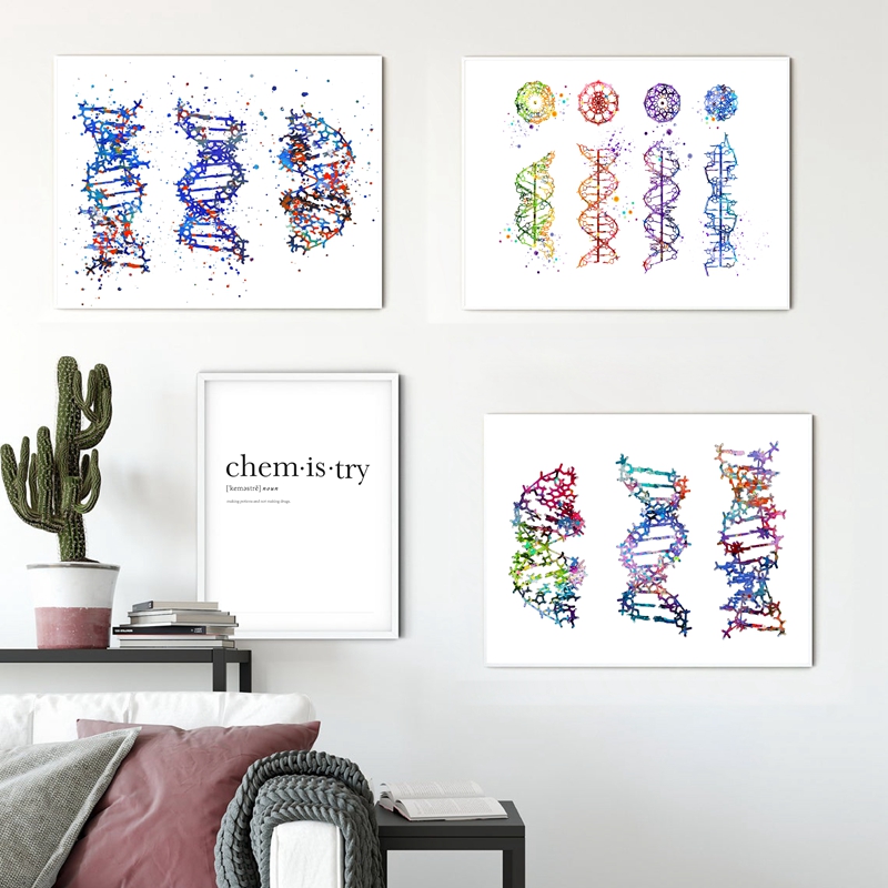 Impresión de molécula de ADN,  - Medical Lab Posters reseña y precio