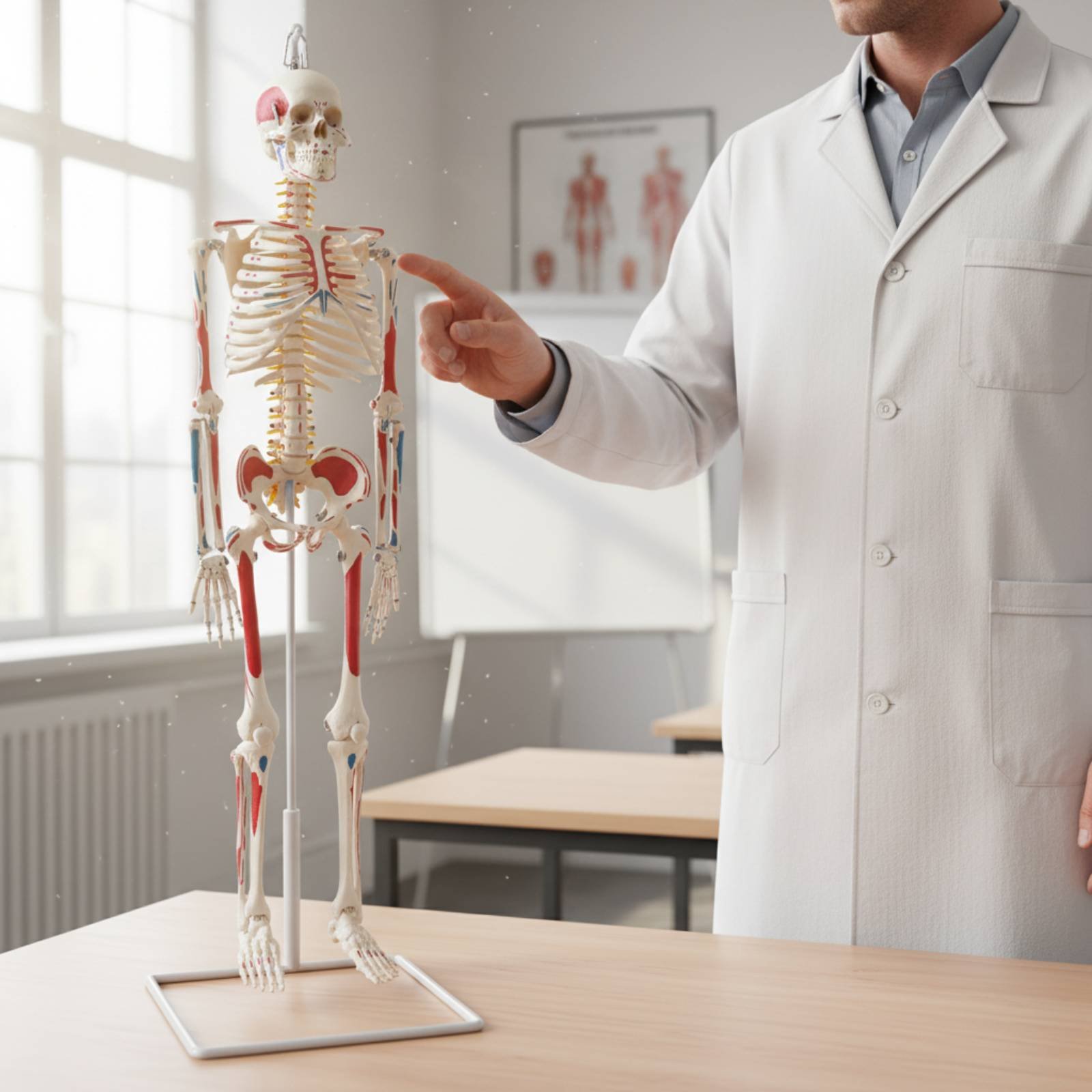 Modelo de esqueleto flexible c - Medical Lab Research reseña y precio