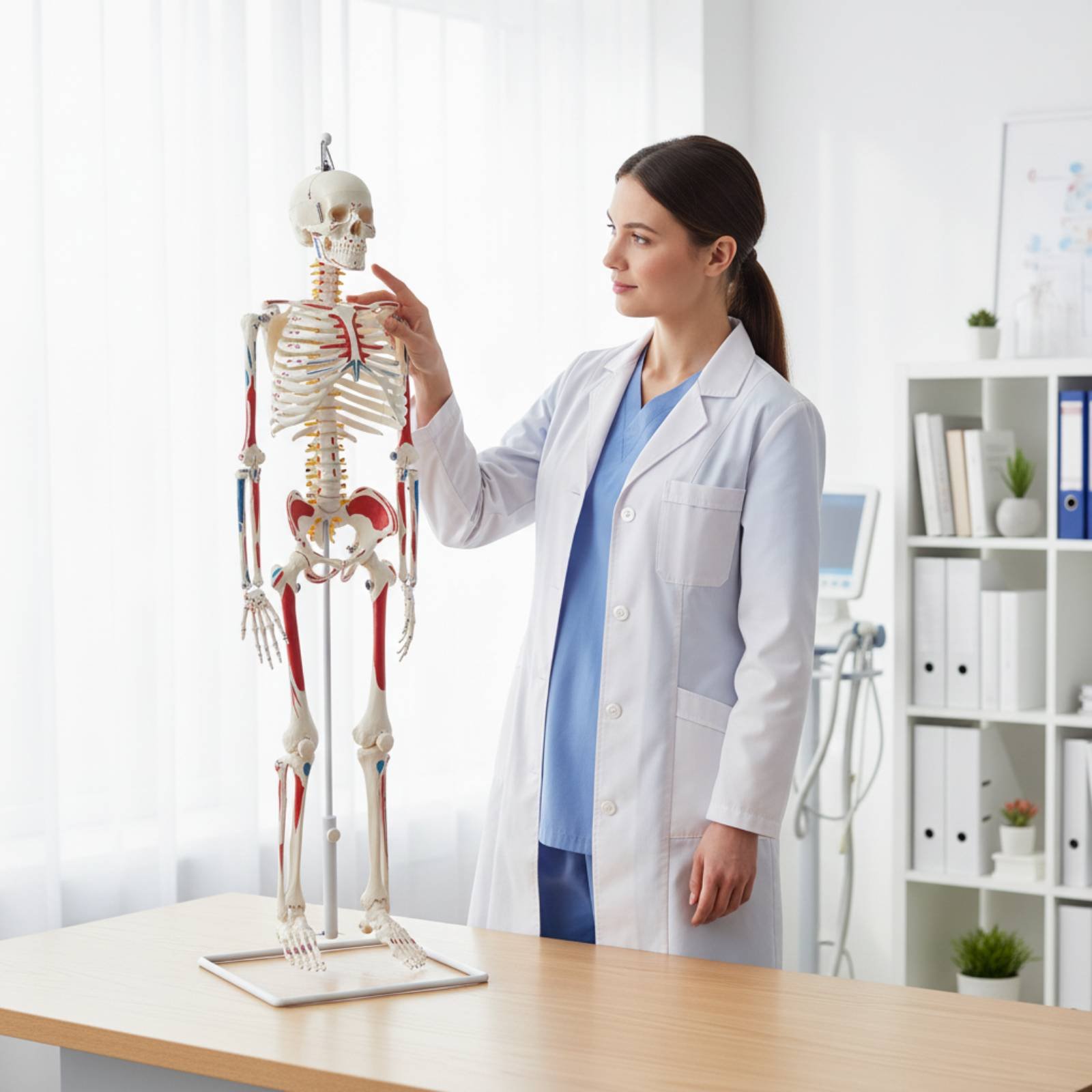 Modelo de esqueleto flexible c - Medical Lab Research reseña y precio